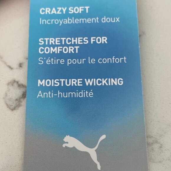 Puma W Cloudspun Activewear Long Slv Polo Top Carnation Pink & Navy Sz XL NWT - Picture 10 of 12